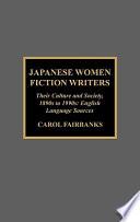 Japanese Women Fiction Writers