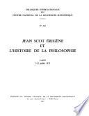 Jean Scot Érigène et l'histoire de la philosophie