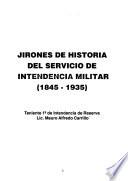 Jirones de historia del Servicio de Intendencia Militar (1845-1935)
