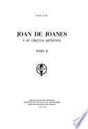 Joan de Joanes y su círculo artístico