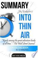 Jon Krakauer's Into Thin Air