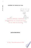 Jornada Cientifica del Instituto de Investigaciones de la Cana de Azucar. Resumenes