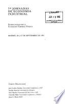 Jornadas de Economía Industrial