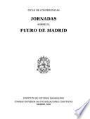 Jornadas sobre el Fuero de Madrid