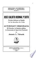 José Calixto Bernal y Soto