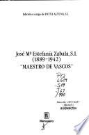 José Ma. Estefanía Zabala, S.I. (1889-1942)
