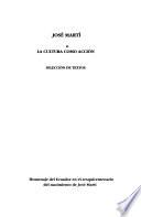 José Martí, o, La cultura como acción