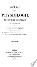 Journal de la physiologie de l'homme et des animaux