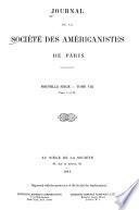 Journal de la Société des américanistes de Paris