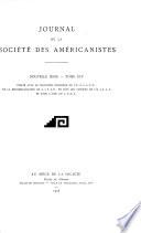 Journal de la Société des américanistes