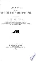 Journal de la Société des américanistes