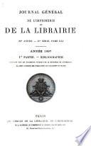 Journal général de l'imprimerie et de la librairie