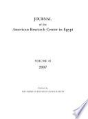 Journal of the American Research Center in Egypt