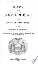Journal of the Assembly of the State of New York