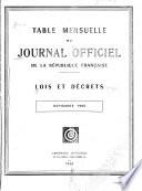 Journal officiel de la République française