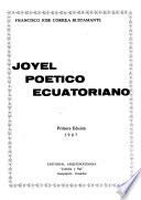 Joyel poético ecuatoriano