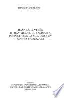 Juan Luis Vives o Fray Miguel de Salinas