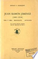 Juan Ramón Jiménez (1881-1958)