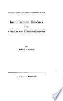 Juan Ramón Jiménez y la crítica en Escandinavia