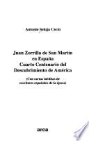 Juan Zorrilla de San Martín en España