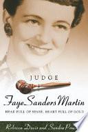 Judge Faye Sanders Martin