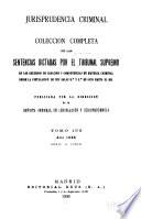 Jurisprudencia criminal