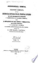 Jurisprudencia criminal