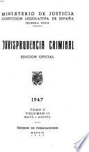 Jurisprudencia criminal