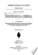 Jurisprudencia criminal