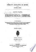 Jurisprudencia criminal