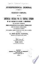 Jurisprudencia criminal