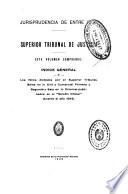 Jurisprudencia de Entre Rios, Superior tribunal de justicia ...