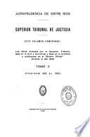 Jurisprudencia de Entre Rios, Superior tribunal de justicia ...