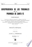 Jurisprudencia de los tribunales de la provincia de Santa Fe