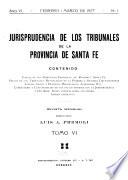 Jurisprudencia de los tribunales de la provincia de Santa Fé