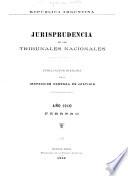 Jurisprudencia de los tribunales nacionales