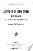 Jurisprudencia del Tribunal Supremo