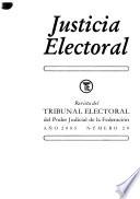 Justicia electoral
