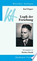 Karl Popper: Logik der Forschung