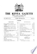 Kenya Gazette