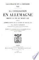 L'Allemagne et la Réforme