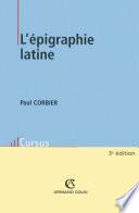 L'épigraphie latine