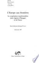 L'Europe aux frontières