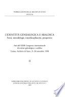 L'identità genealogica e araldica