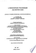 L'innovation technique au Moyen Age