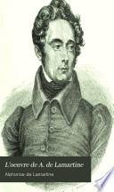 L'oeuvre de A. de Lamartine