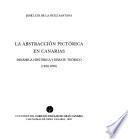 La abstracción pictórica en Canarias