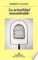 La actualidad innombrable