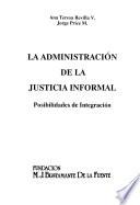 La administración de la justicia informal