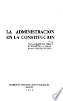 La Administración en la Constitución